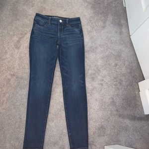 Dark blue American eagle skinny jeans size 0